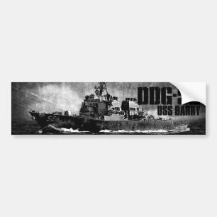 DDG-52バリーバンパーステッカー バンパーステッカー