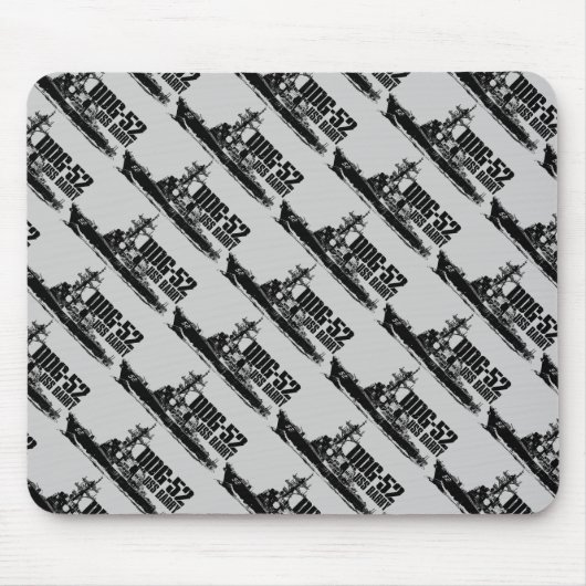 DDG-52バリーマウスパッド マウスパッド (正面)