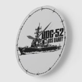 DDG-52バリーラウンド（大）壁時計 ラージ壁時計 (傾斜)