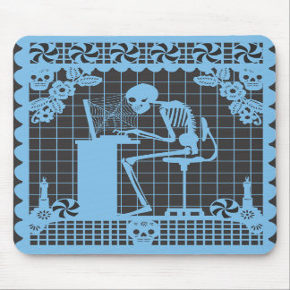 DDLM Computadora Papel Picadoのオーナメントのマウスパッド マウスパッド