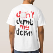 DDMD-スパークルは私を馬鹿にしない Tシャツ (裏面)