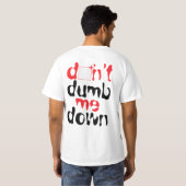 DDMD-スパークルは私を馬鹿にしない Tシャツ (裏面フル)