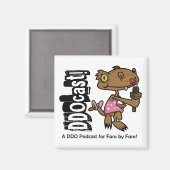 DDOキャストスナイピズマスコット マグネット (正面/裏面)