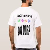 DDRの変種 Tシャツ (裏面)