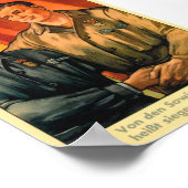 DDR時代プロパガンダポスター ポスター (角)