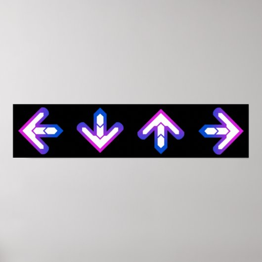 DDR矢印 ポスター (正面)