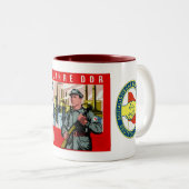 DDR.の創設の第15 Aniversary ツートーンマグカップ (正面右)