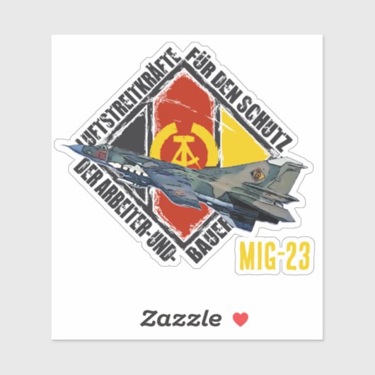 DDR MIG 23 シール (シート)