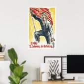 DDR Propaganda Poster May 8th Liberation Day ポスター (ホームオフィス)