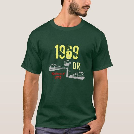 DDR Reichsbahn Werbedesign Tシャツ (正面)