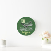 DDR Reichsbahndesign ラウンド壁時計 (ホーム)