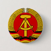 DDR Wappen 缶バッジ (正面)