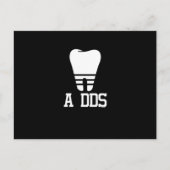 DDSのおもしろいな歯科医ユーモアのあるなDDSの歯科学生 シーズンポストカード (正面)