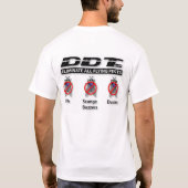 DDTの前部背部compのワイシャツ Tシャツ (裏面)