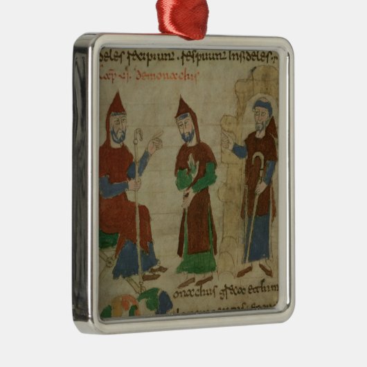 「Deからの叙任のベネディクト会の修道士、 メタルオーナメント (右)