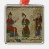 「Deからの叙任のベネディクト会の修道士、 メタルオーナメント (正面)