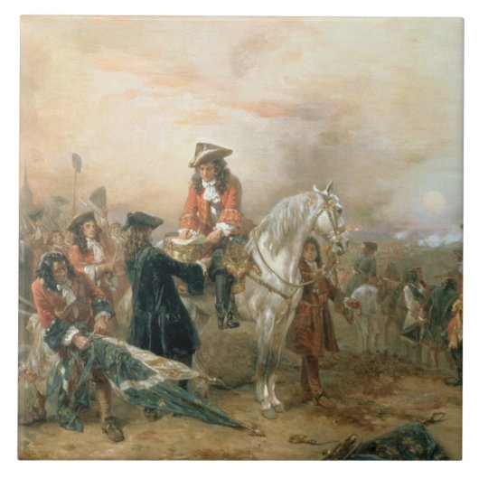 Deに署名しているMarlborough (1650-1722年)の公爵 タイル (正面)