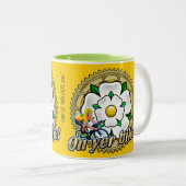 deヨークシャのyerのバイクのの2018年の`を」コーヒー・マグ旅行して下さい ツートーンマグカップ (正面右)