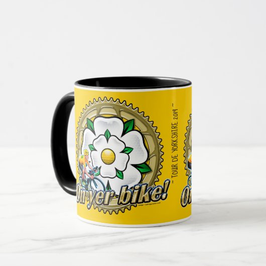 deヨークシャのyerのバイクのの2019年の`を」コーヒー・マグ旅行して下さい マグカップ (正面左)