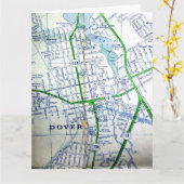 DEヴィンテージマップ カード (黄色い花)