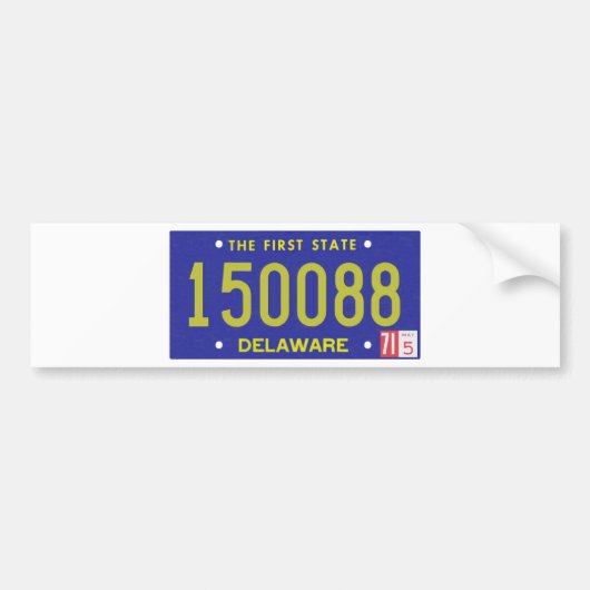 DE71 バンパーステッカー (正面)