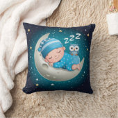 De astronaut en de rode raket in de ruimte. クッション (ブランケット)