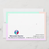 De Begeleider サンキューカード (裏面)