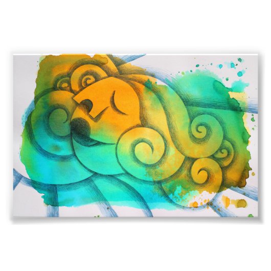De cara el sol フォトプリント            (正面)