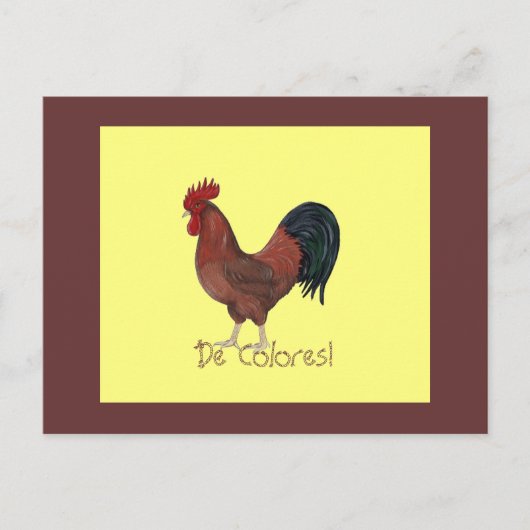 De Colores! 郵便はがき ポストカード (正面)