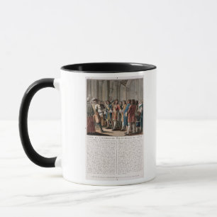 de Conti (1664-1709年)王子は公爵oを賞賛します マグカップ