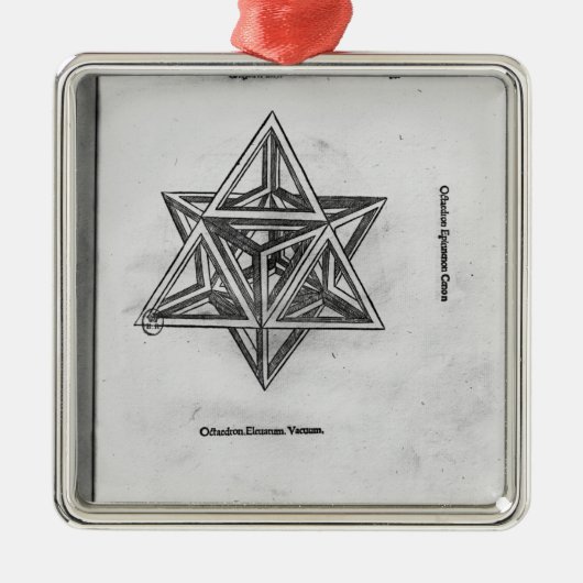 「De Divina Proportione'からのステラのoctangula、 メタルオーナメント (正面)