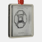 「De Divina Proportione'からの多面体、 メタルオーナメント (右)