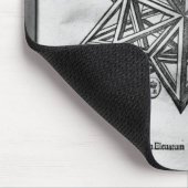 「De Divina Proportione'からのDodecahedron、 マウスパッド (コーナー)