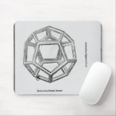 「De Divina Proportione'からのDodecahedron、 マウスパッド (マウス)
