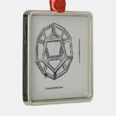 「De Divina Proportione'からのDodecahedron、 メタルオーナメント (右)