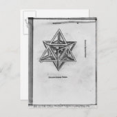 De Divina ProportioneよりStella octangula ポストカード (正面/裏面)