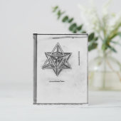 De Divina ProportioneよりStella octangula ポストカード (スタンド正面)