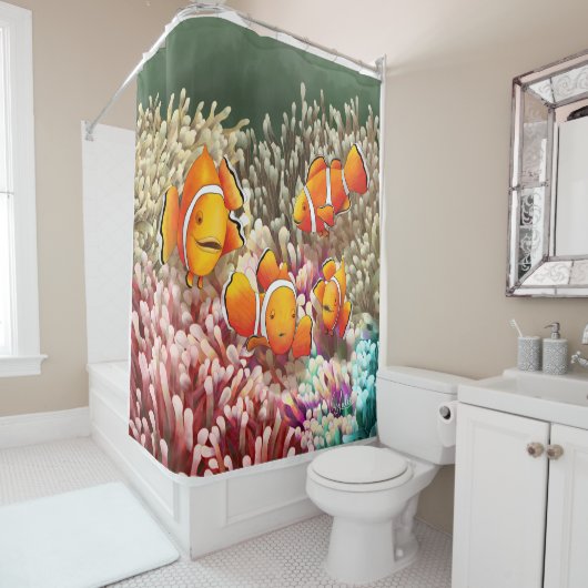 DE Duschvorhang Clownfische シャワーカーテン (インサイチュ)