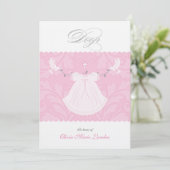 De elegante Uitnodiging van het Doopsel van het Me 招待状 (スタンド正面)