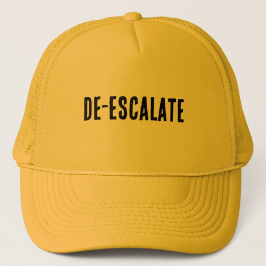"DE-ESCALATE" | One-Word Phrase | キャップ (正面)