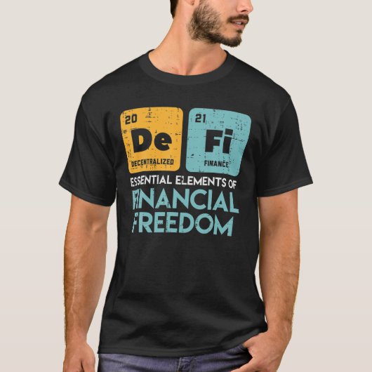 De Fi分散型ファイナンス暗号証券取引所 Tシャツ (正面)