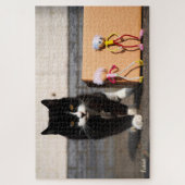 De Fubby's verstoppen zich voor de kat Ping. ジグソーパズル (縦)