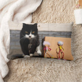 De Fubby's verstoppen zich voor de kat Ping. ランバークッション (ブランケット)