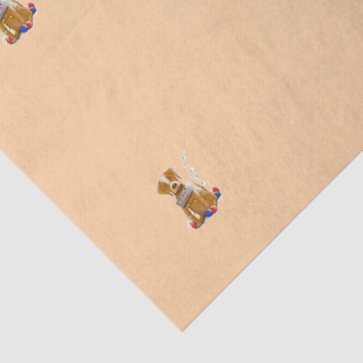 DE/GB Seidenpapier Hund/Tissue paper dog 薄葉紙 (詳細)