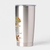 DE/GB Thermobecher/Thermal mug Herbst/Fall Maus 保温保冷タンブラー (左面)