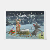 DE/GB Türmatte & Fußmatte / Door mat & doormat ドアマット (正面)