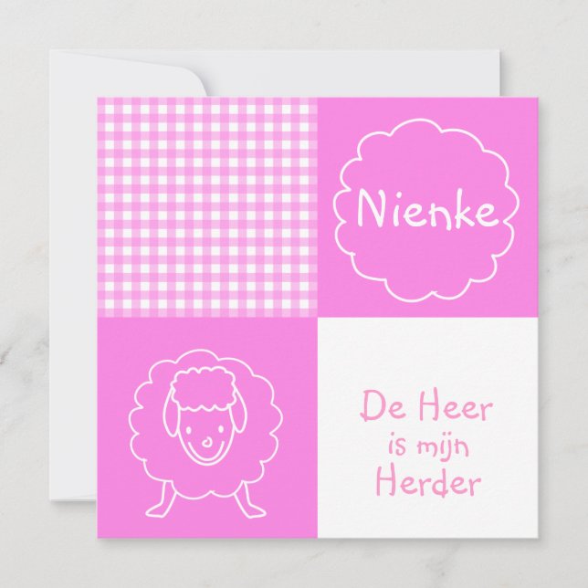 De Heer is mijn Herder, meisje. (正面)