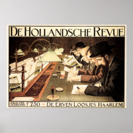 DE HOLLANDSCHE REVUEジャーナルマガジンヴィンテージAd ポスター