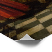 De Hooch – 男性2人と飲む女性1658 ポスター (角)