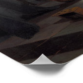 De Hooch – 男読の女性への手紙 ポスター (角)